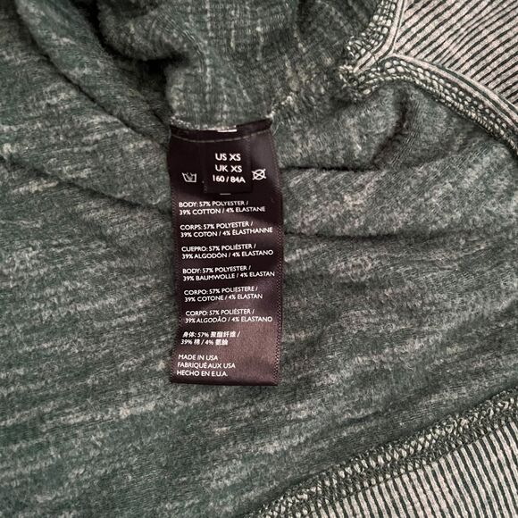 NEW Urban Outfitters “Out from Under” Green Cropped Hoodie Sweatshirt Size XS - Picture 8 of 9